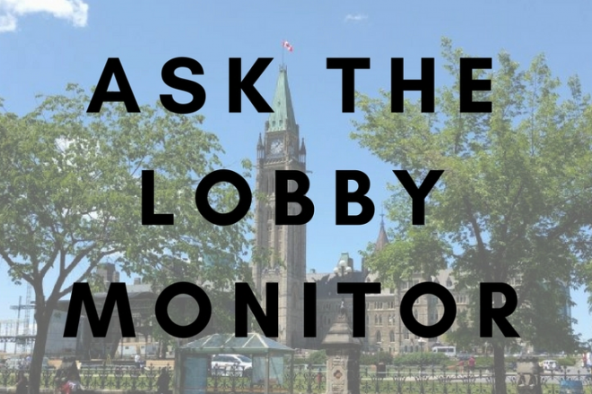 ask the lobby monitor