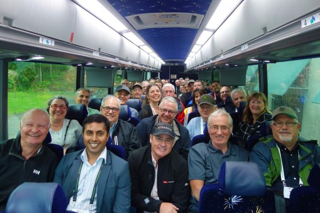 bus tour group