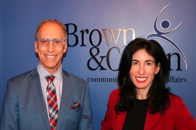 Brown and Cohen (Photo courtesy of Howard Brown)